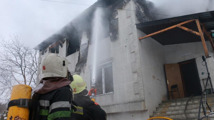 В Харькове 22 января объявлено днем траура по погибшим при пожаре в доме престарелых