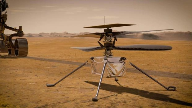 Вертолет Ingenuity на Марсе побил рекорды по расстоянию и скорости передвижения