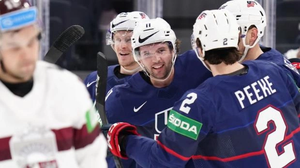 Сборная США победила Латвию на чемпионате мира